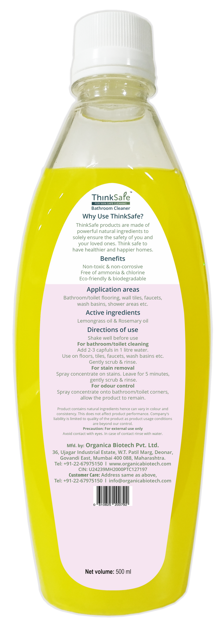 ThinkSafe Natural Bathroom Cleaner -500ml