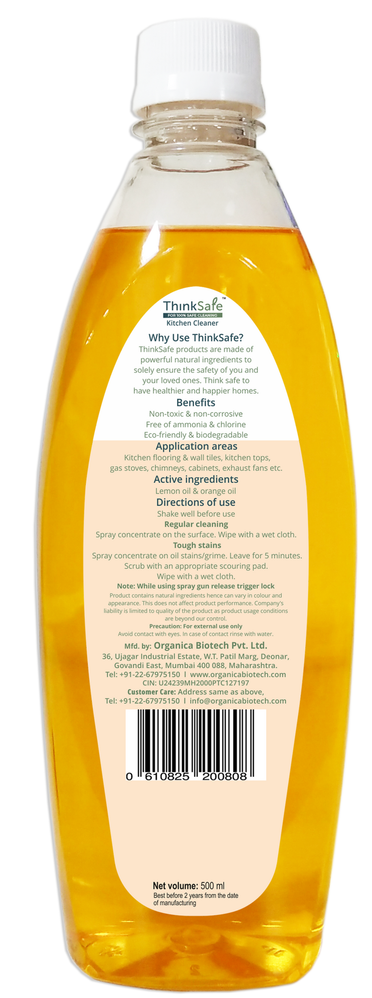 Thinksafe Natural Kitchen Cleaner - 500ml