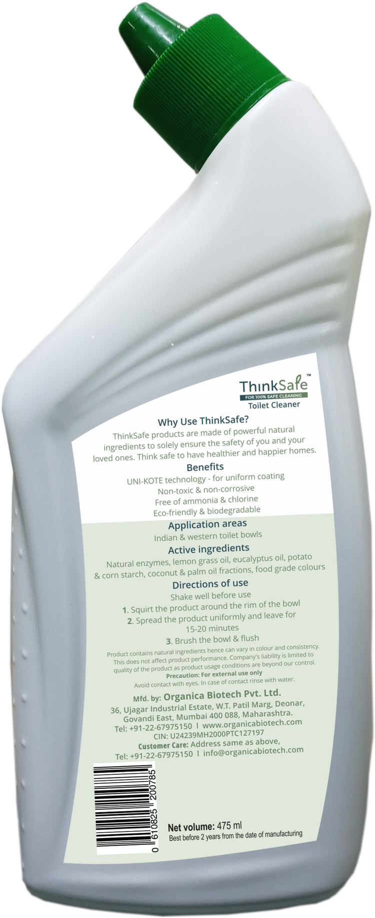 ThinkSafe Natural Toilet Cleaner - 500ml