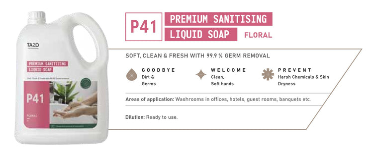 Tazo Pro Premium Sanitizing Liquid Soap (Handwash)